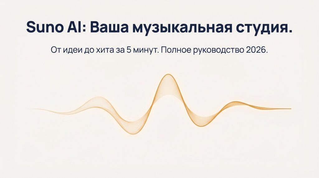 Suno AI: Полное руководство на русском (Обновление 2026)