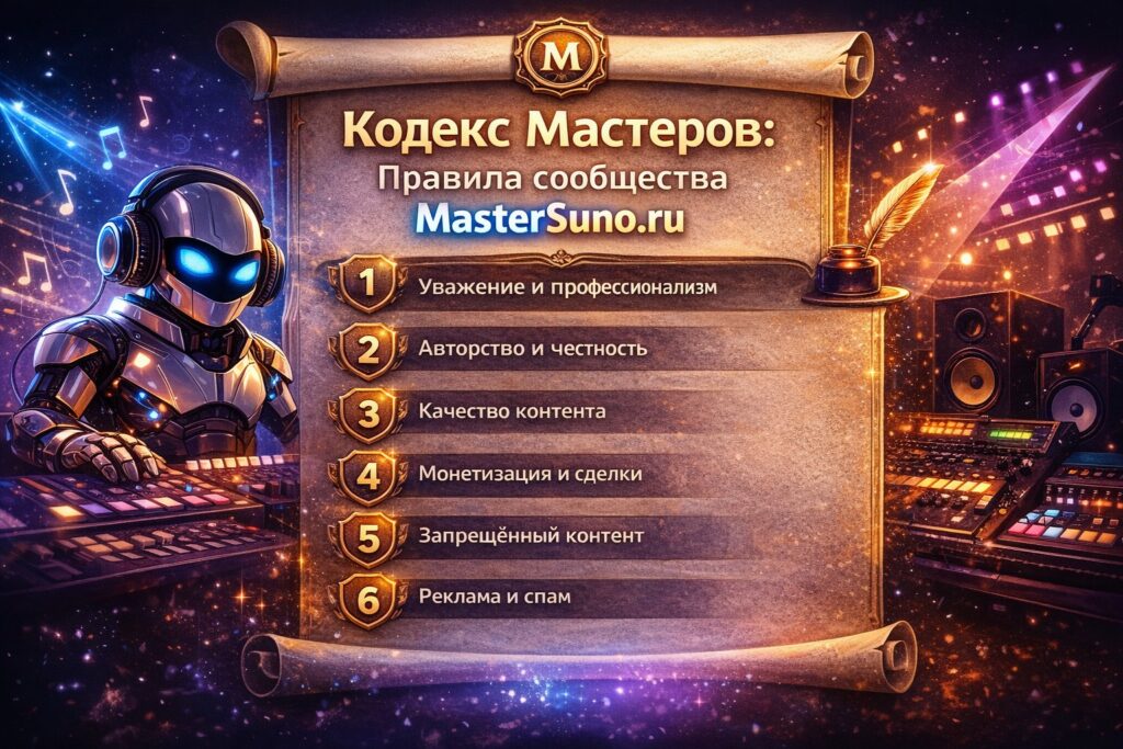 Правила сообщества MasterSuno.ru
