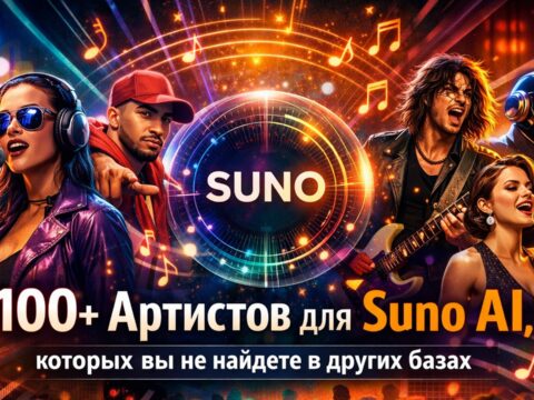 100+ Артистов для Suno AI, которых вы не найдете в других базах