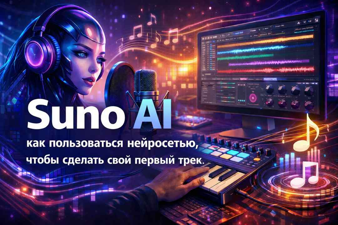 Suno AI как пользоваться нейросетью, чтобы сделать свой первый трек