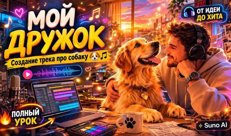 Как из обычной песни про собаку сделать живой и кинематографичный трек