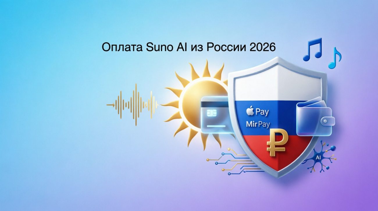 Оплата Suno AI из России в 2026: рабочие способы без риска
