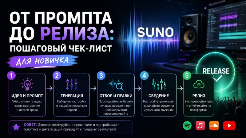 От промпта до релиза: пошаговый чек-лист для новичка