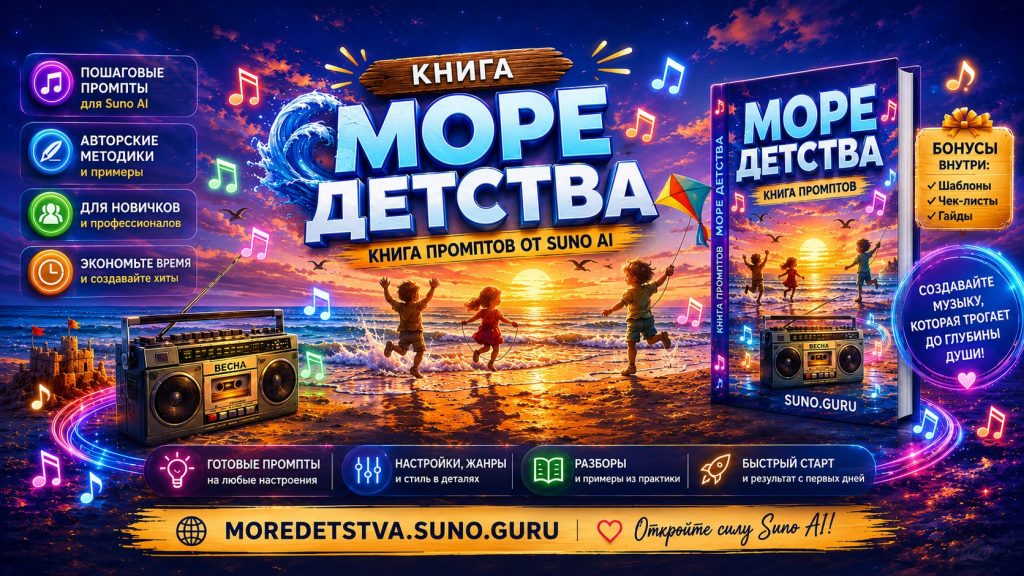 📚 МОРЕ ДЕТСТВА: Создаем советские хиты в Suno AI
