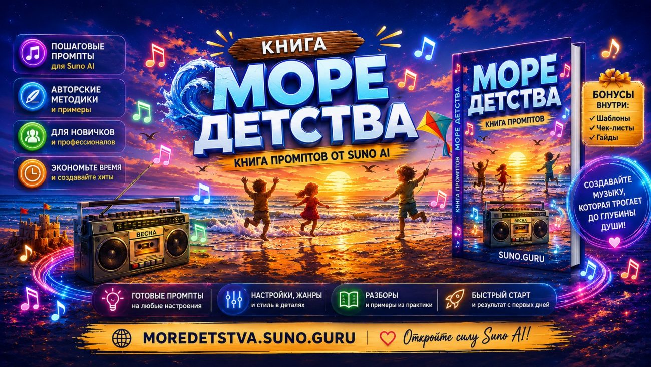 📚 МОРЕ ДЕТСТВА: Создаем советские хиты в Suno AI