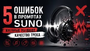 5 ошибок в промптах Suno, которые убивают качество трека