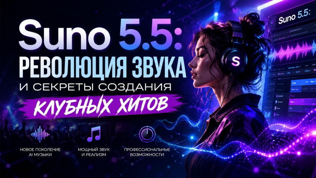 Suno 5.5: Революция звука и секреты создания клубных хитов