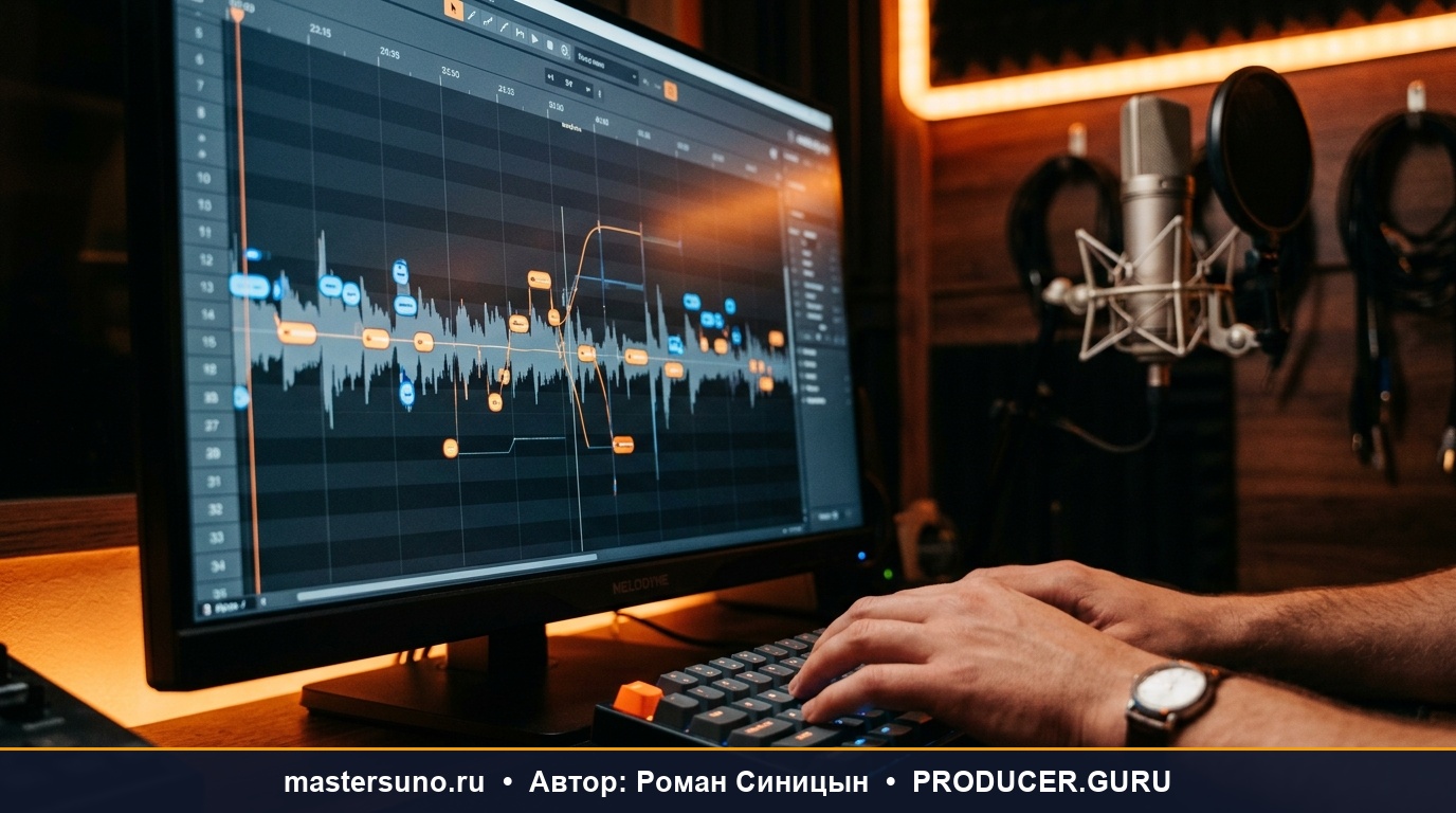 Тюнинг и ручная коррекция нейровокала: Melodyne 5 и Auto-Tune Pro для идеальных нот из Suno