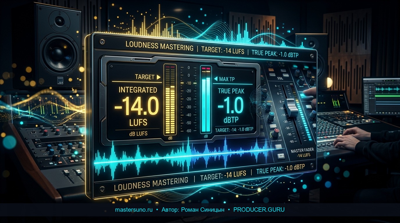 Стандарты громкости стримингов 2026 LUFS и True Peak